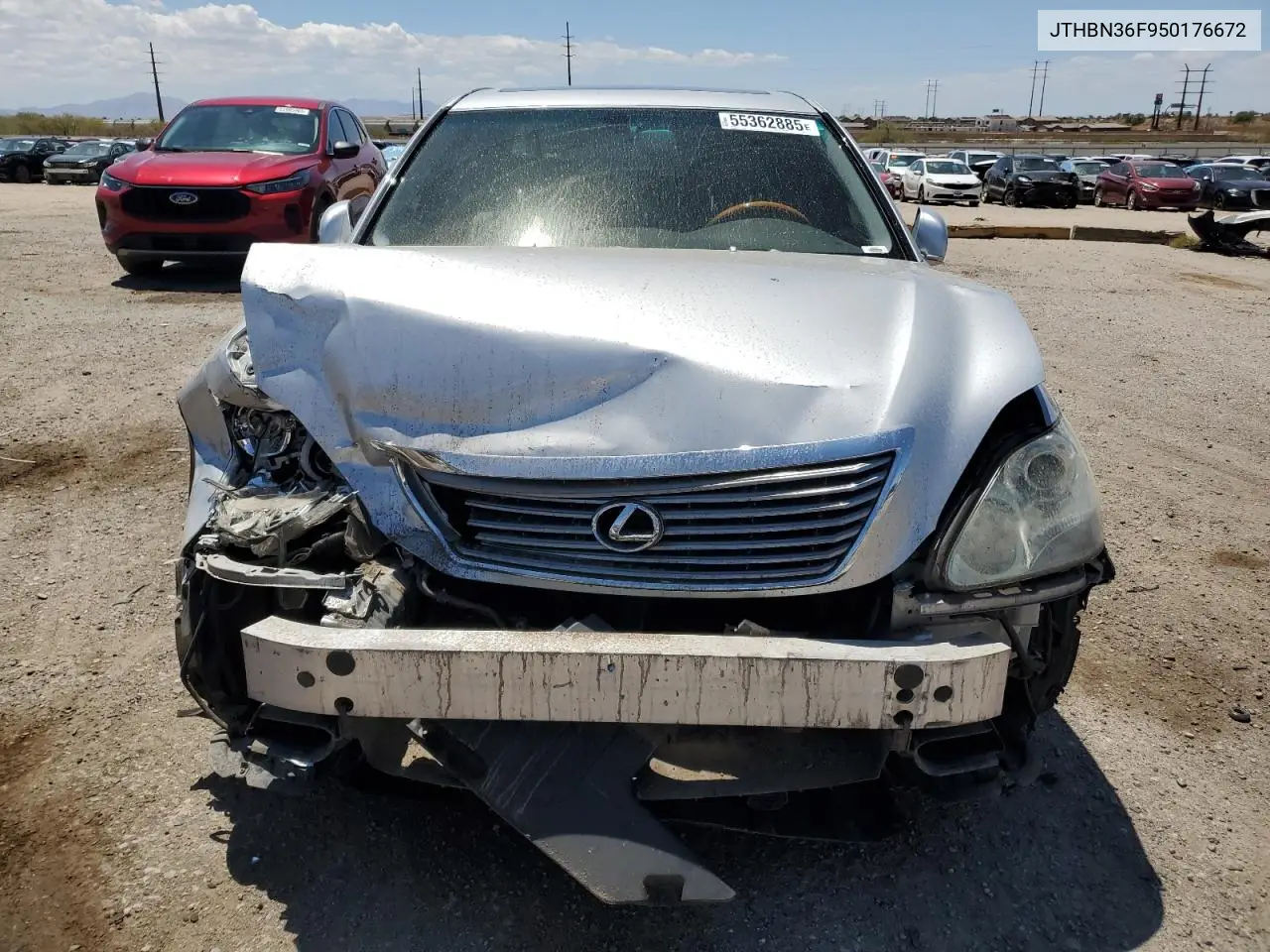 2005 Lexus Ls 430 VIN: JTHBN36F950176672 Lot: 55362885