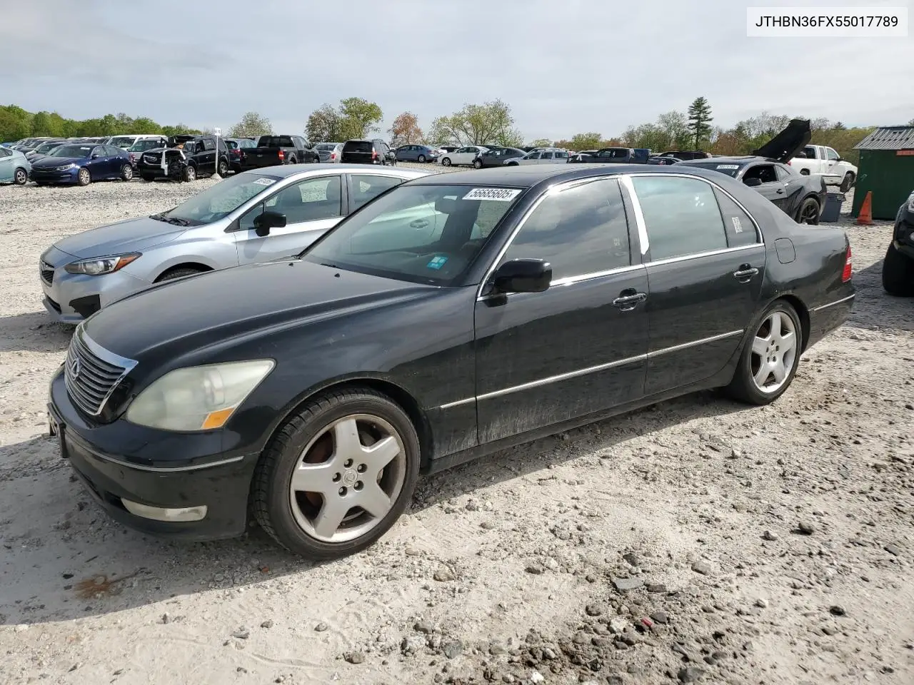 2005 Lexus Ls 430 VIN: JTHBN36FX55017789 Lot: 56685605