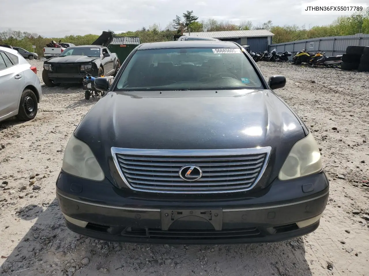 2005 Lexus Ls 430 VIN: JTHBN36FX55017789 Lot: 56685605