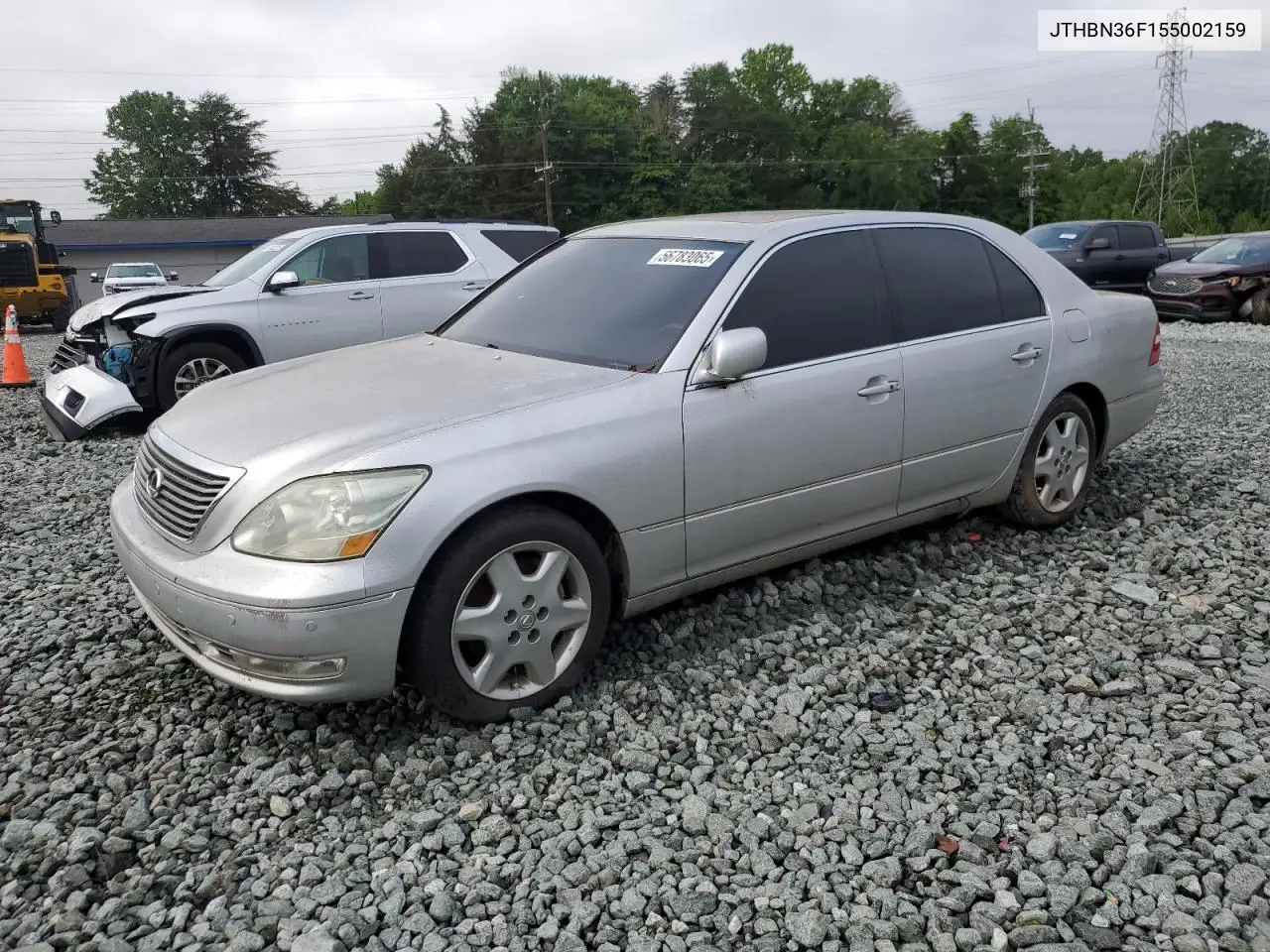 2005 Lexus Ls 430 VIN: JTHBN36F155002159 Lot: 56783065
