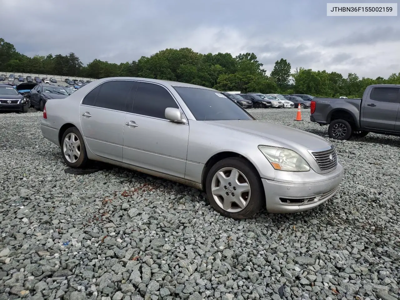 2005 Lexus Ls 430 VIN: JTHBN36F155002159 Lot: 56783065