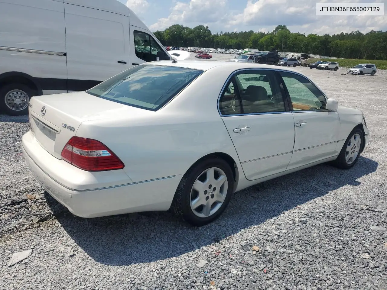 2005 Lexus Ls 430 VIN: JTHBN36F655007129 Lot: 56886165