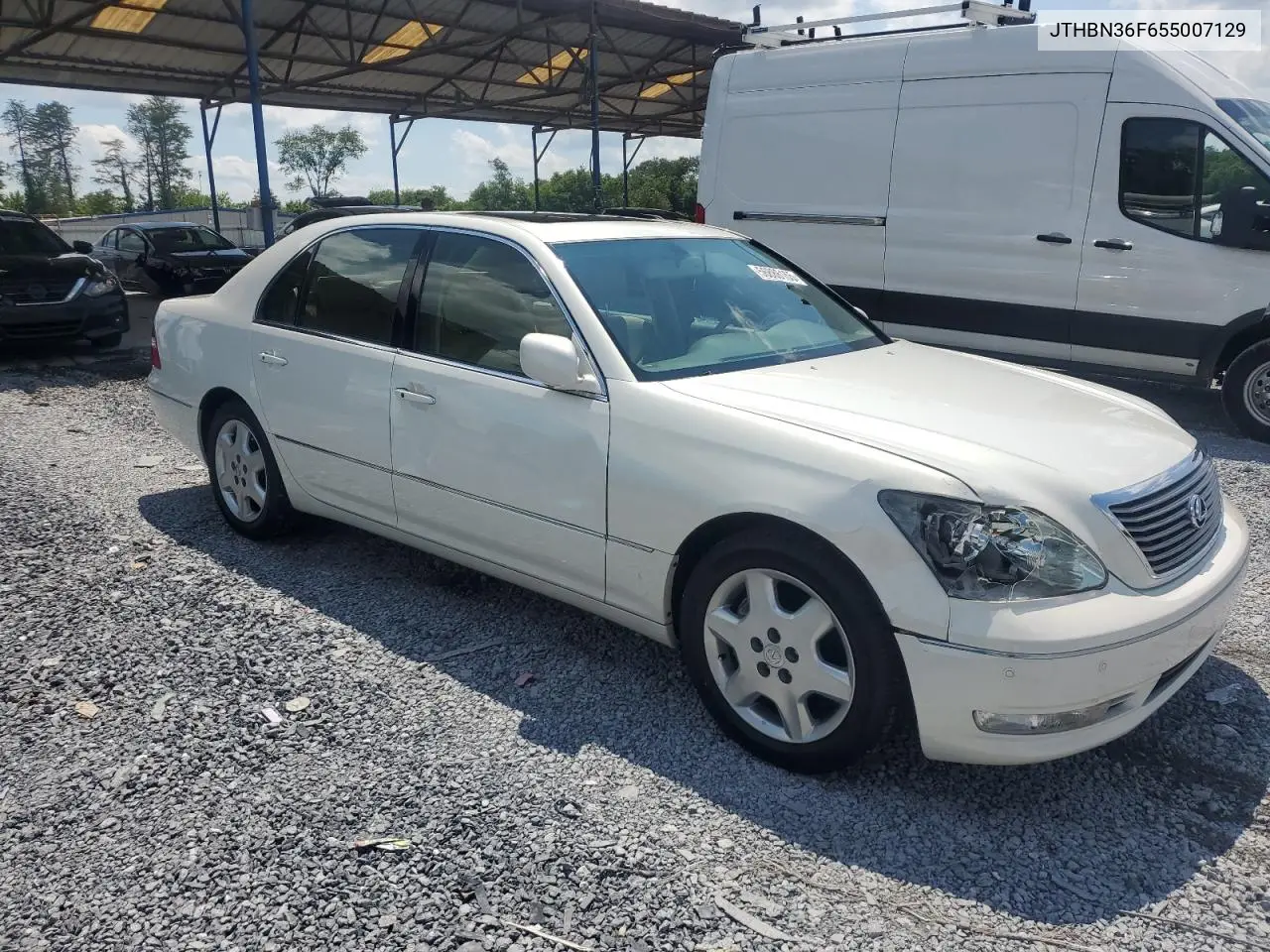 2005 Lexus Ls 430 VIN: JTHBN36F655007129 Lot: 56886165