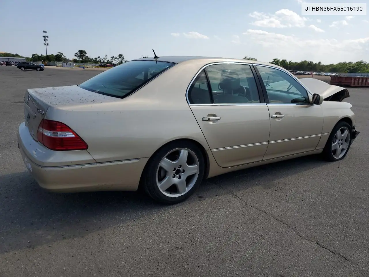 2005 Lexus Ls 430 VIN: JTHBN36FX55016190 Lot: 58838955