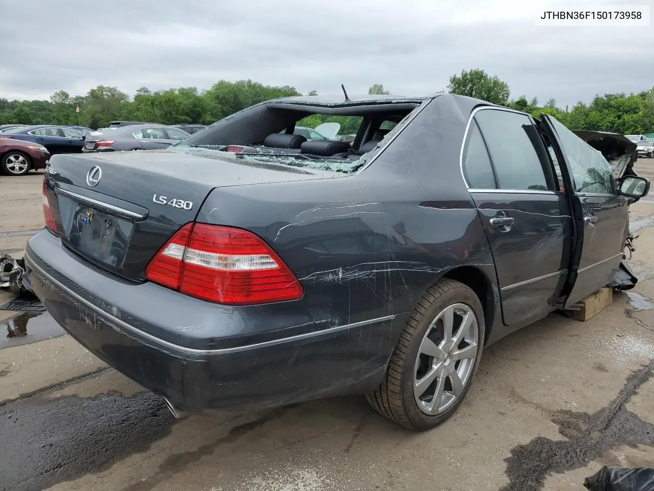 2005 Lexus Ls 430 VIN: JTHBN36F150173958 Lot: 59299855