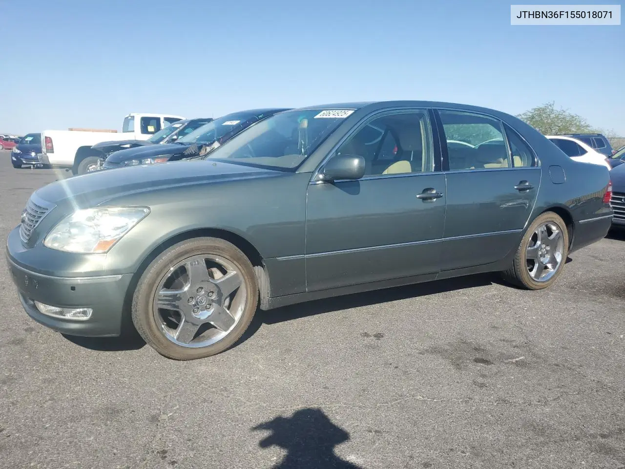 2005 Lexus Ls 430 VIN: JTHBN36F155018071 Lot: 60624925