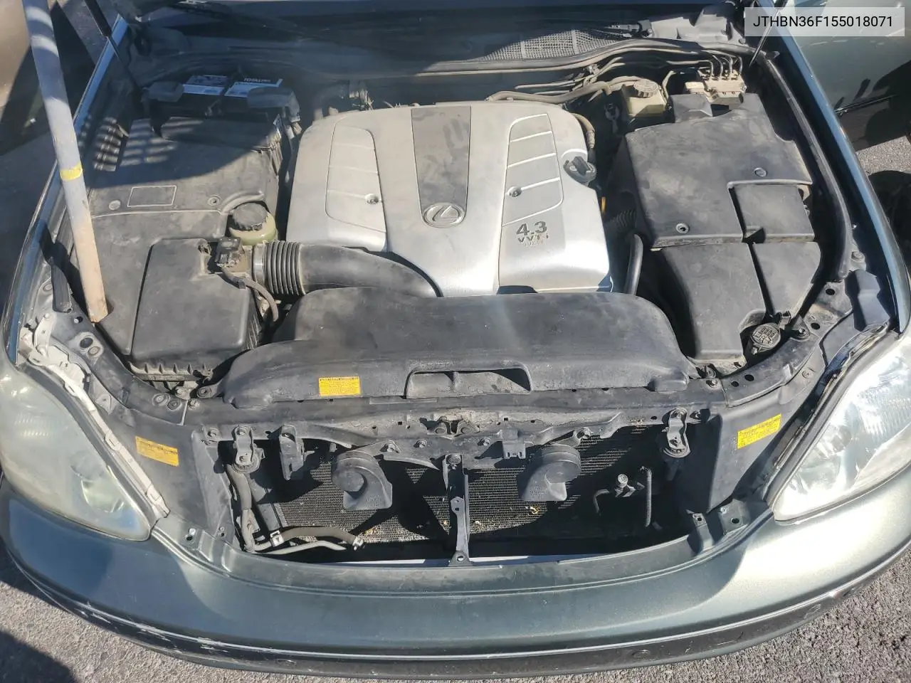 2005 Lexus Ls 430 VIN: JTHBN36F155018071 Lot: 60624925