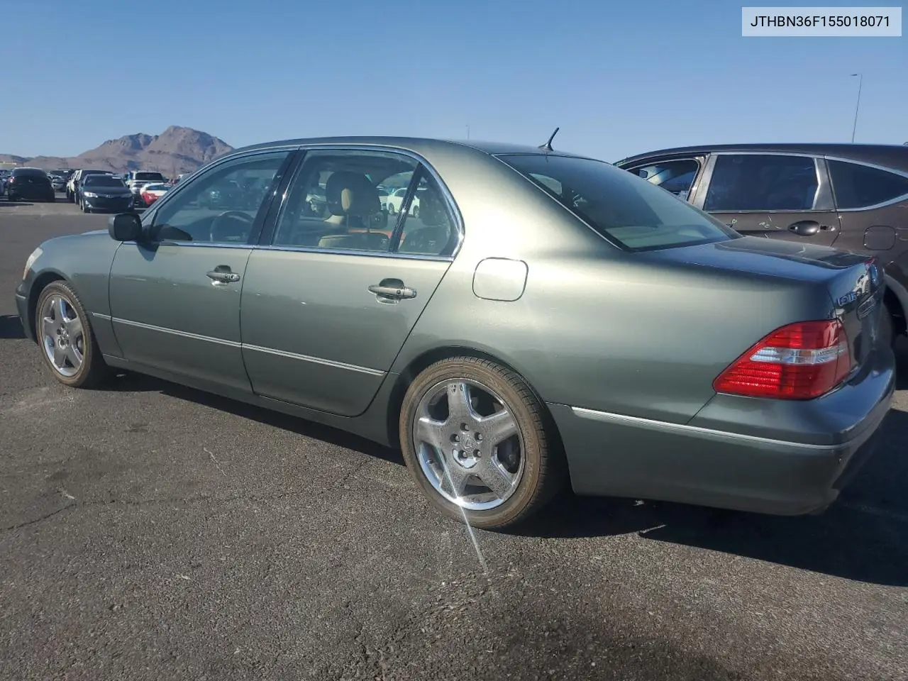 2005 Lexus Ls 430 VIN: JTHBN36F155018071 Lot: 60624925