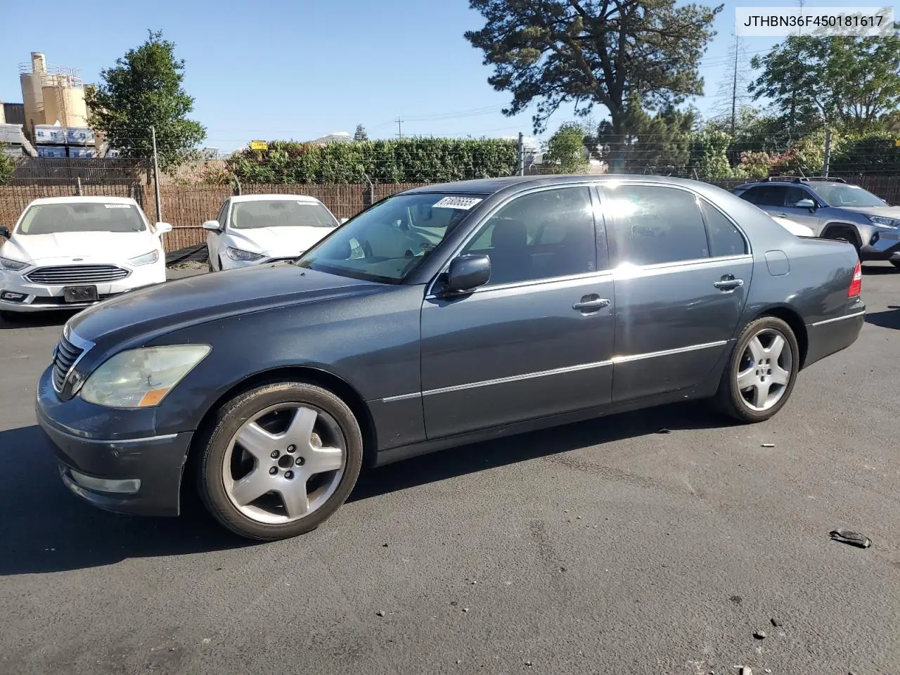 2005 Lexus Ls 430 VIN: JTHBN36F450181617 Lot: 61806655