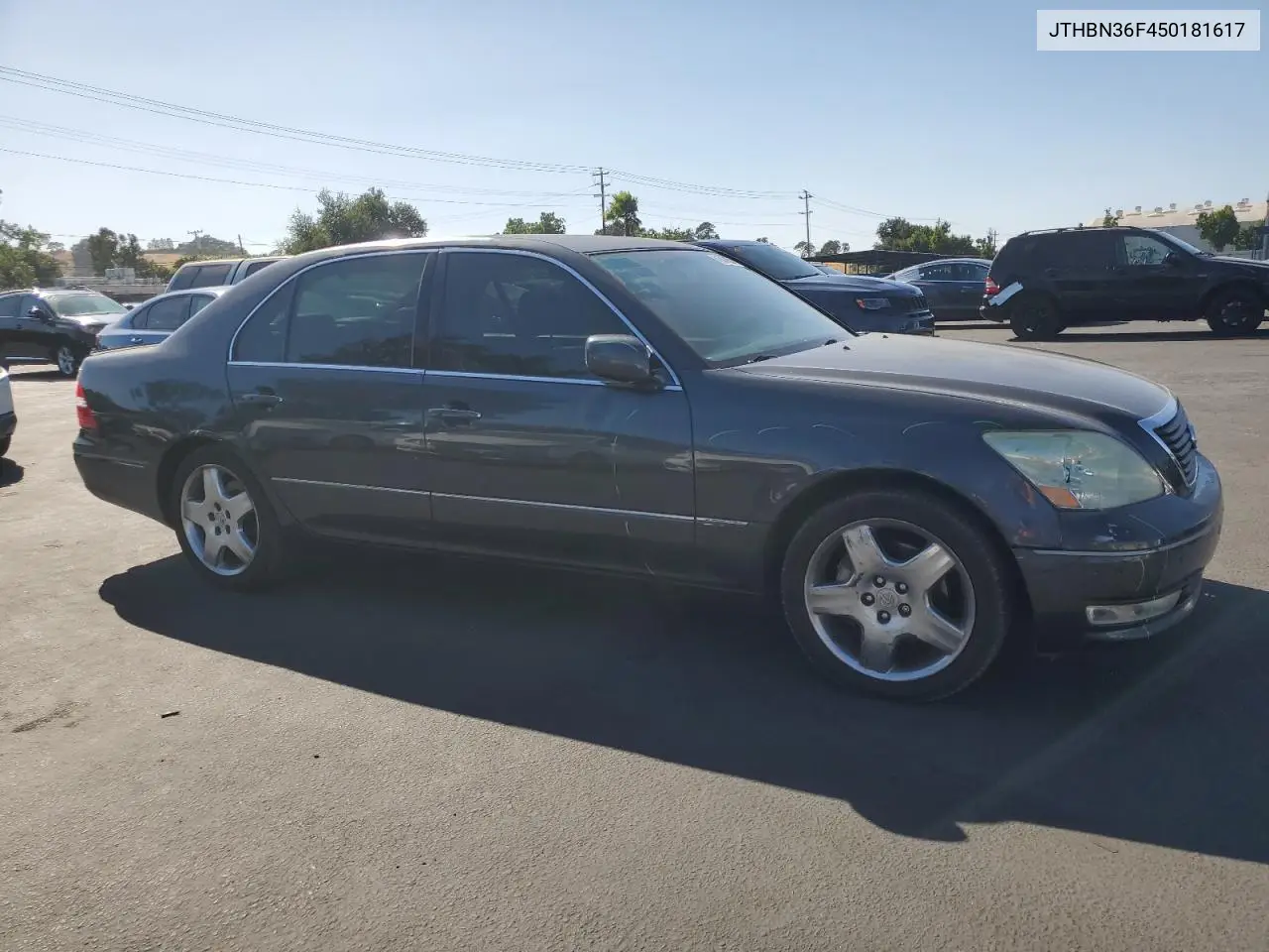 2005 Lexus Ls 430 VIN: JTHBN36F450181617 Lot: 61806655