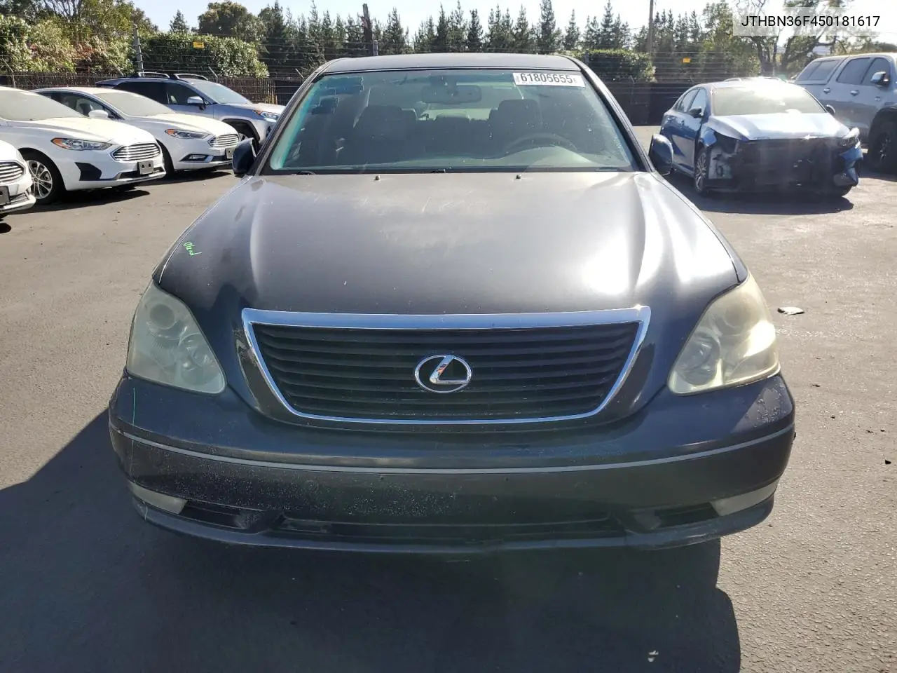2005 Lexus Ls 430 VIN: JTHBN36F450181617 Lot: 61806655