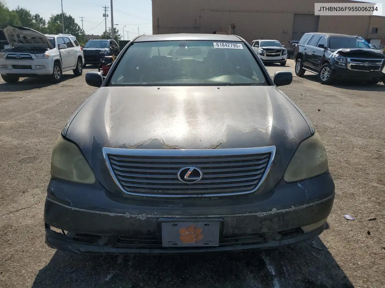 2005 Lexus Ls 430 VIN: JTHBN36F955006234 Lot: 61842795