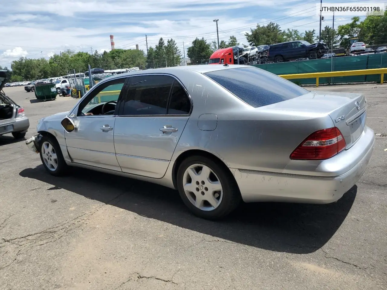 2005 Lexus Ls 430 VIN: JTHBN36F655001198 Lot: 63511905