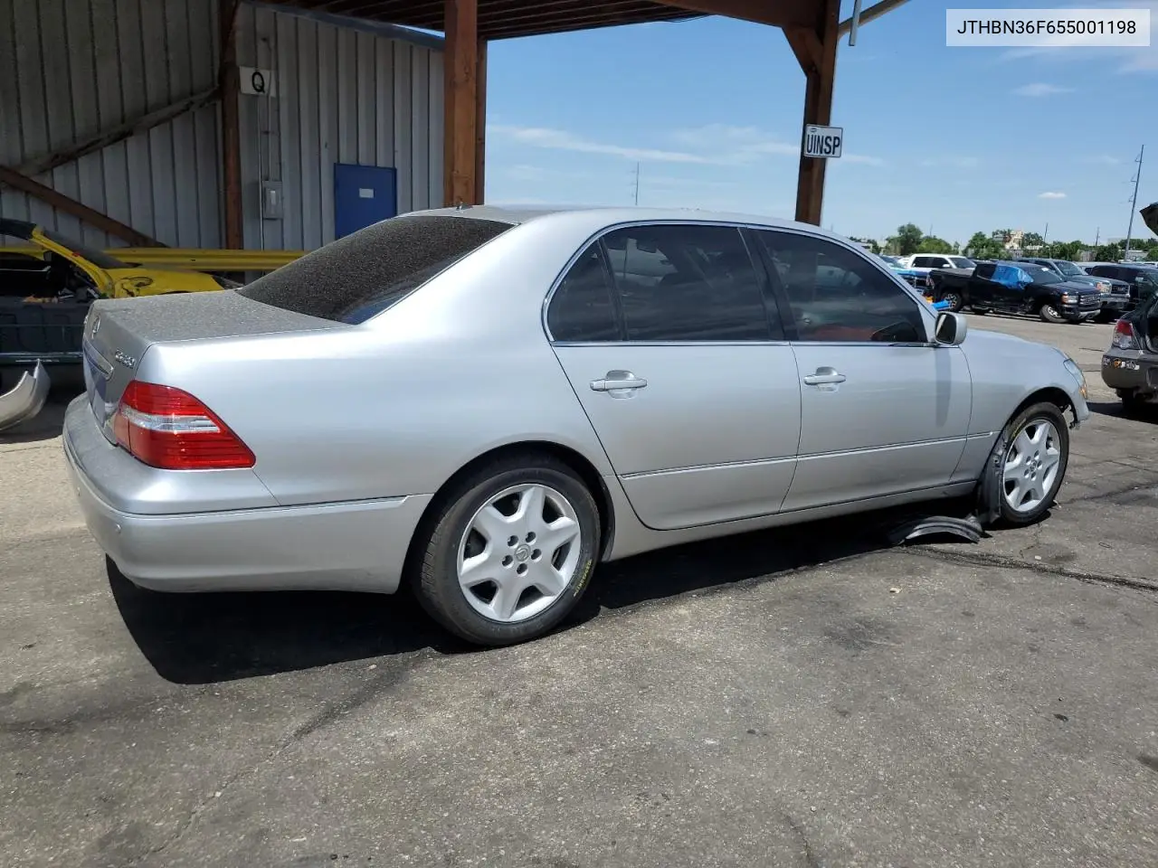 2005 Lexus Ls 430 VIN: JTHBN36F655001198 Lot: 63511905