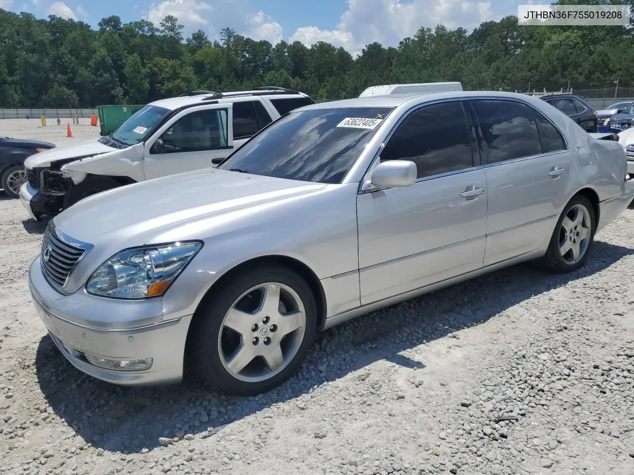 2005 Lexus Ls 430 VIN: JTHBN36F755019208 Lot: 63622405