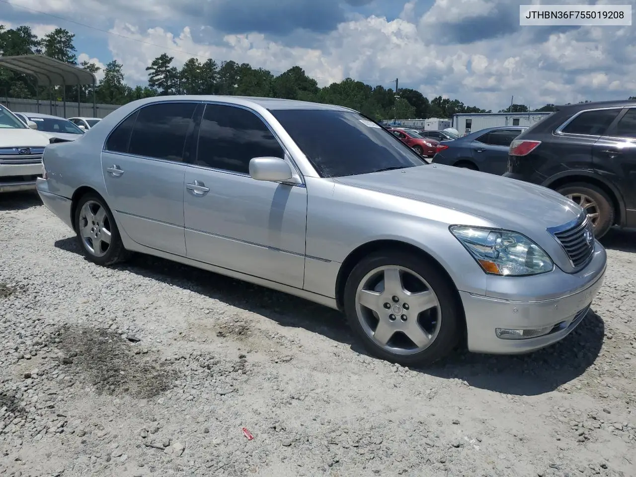 2005 Lexus Ls 430 VIN: JTHBN36F755019208 Lot: 63622405
