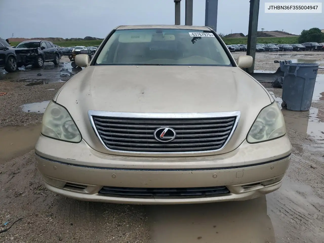 2005 Lexus Ls 430 VIN: JTHBN36F355004947 Lot: 63767975