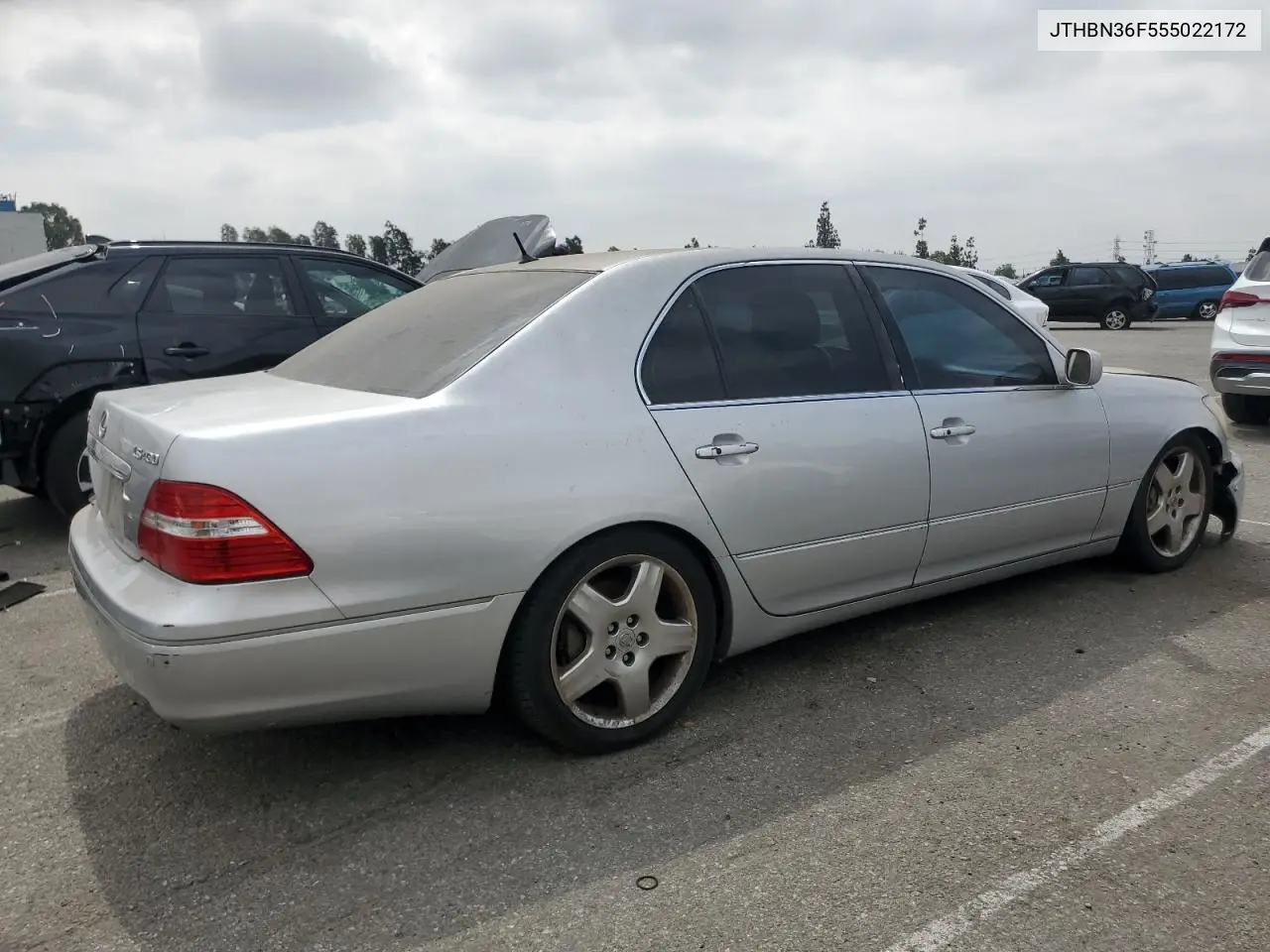 2005 Lexus Ls 430 VIN: JTHBN36F555022172 Lot: 65757595