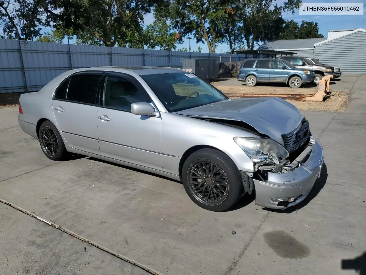 2005 Lexus Ls 430 VIN: JTHBN36F655010452 Lot: 65914695