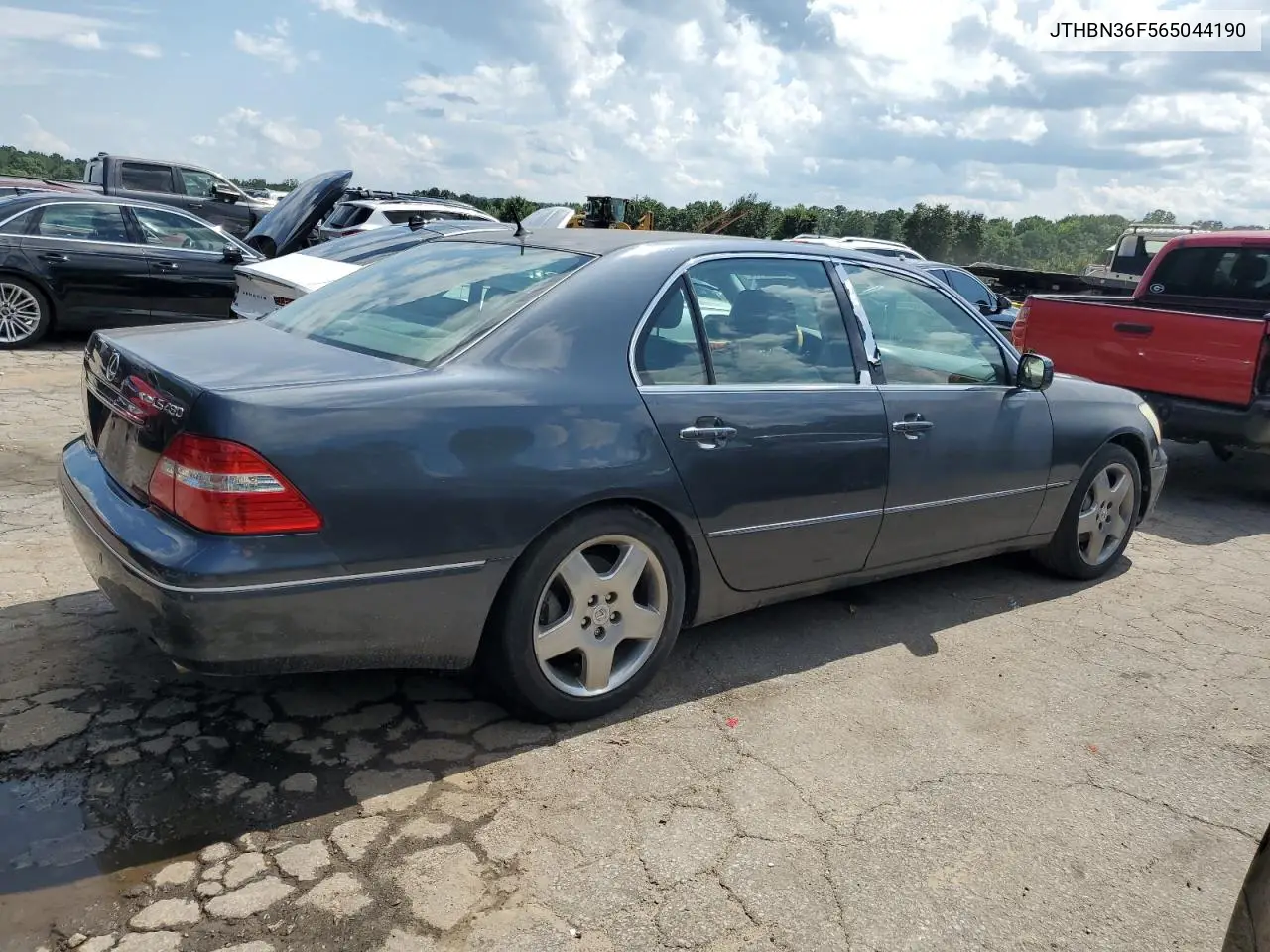 2006 Lexus Ls 430 VIN: JTHBN36F565044190 Lot: 62808475