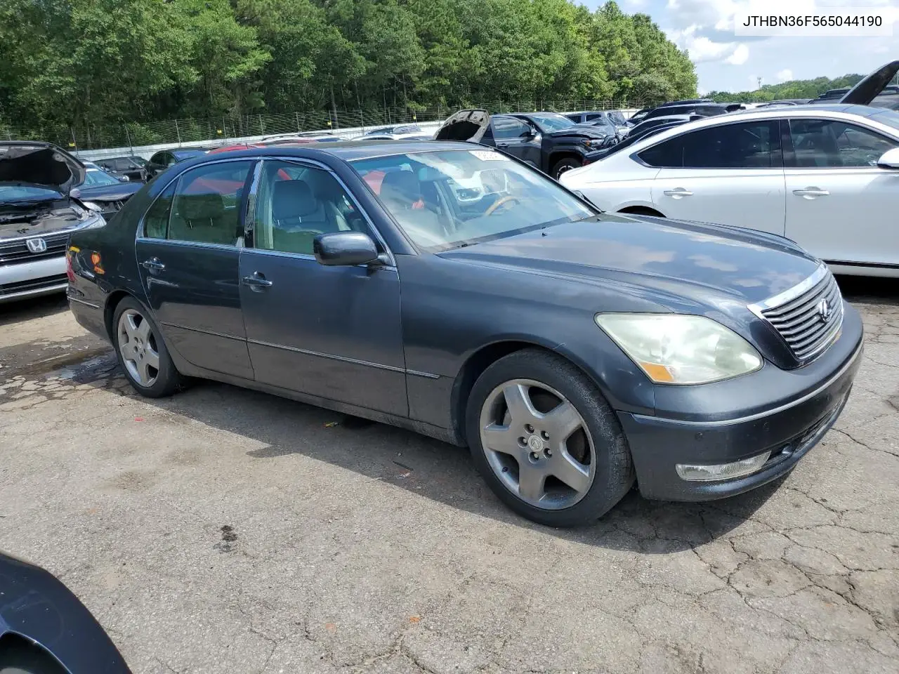 2006 Lexus Ls 430 VIN: JTHBN36F565044190 Lot: 62808475