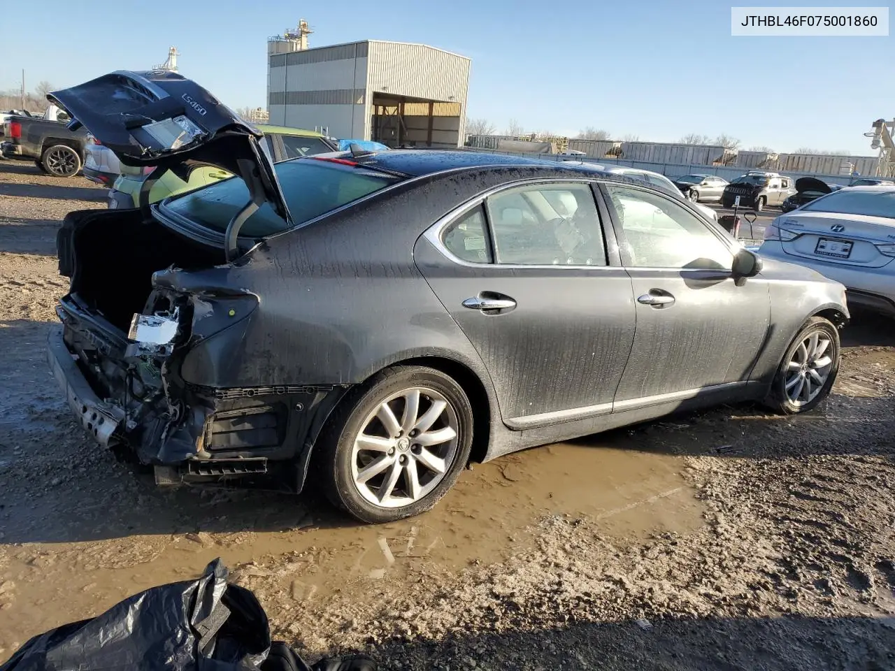 2007 Lexus Ls 460 VIN: JTHBL46F075001860 Lot: 46585835