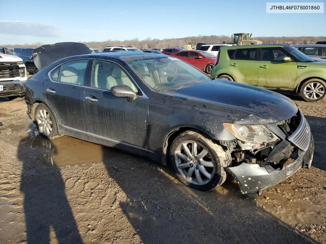 2007 Lexus Ls 460 VIN: JTHBL46F075001860 Lot: 46585835