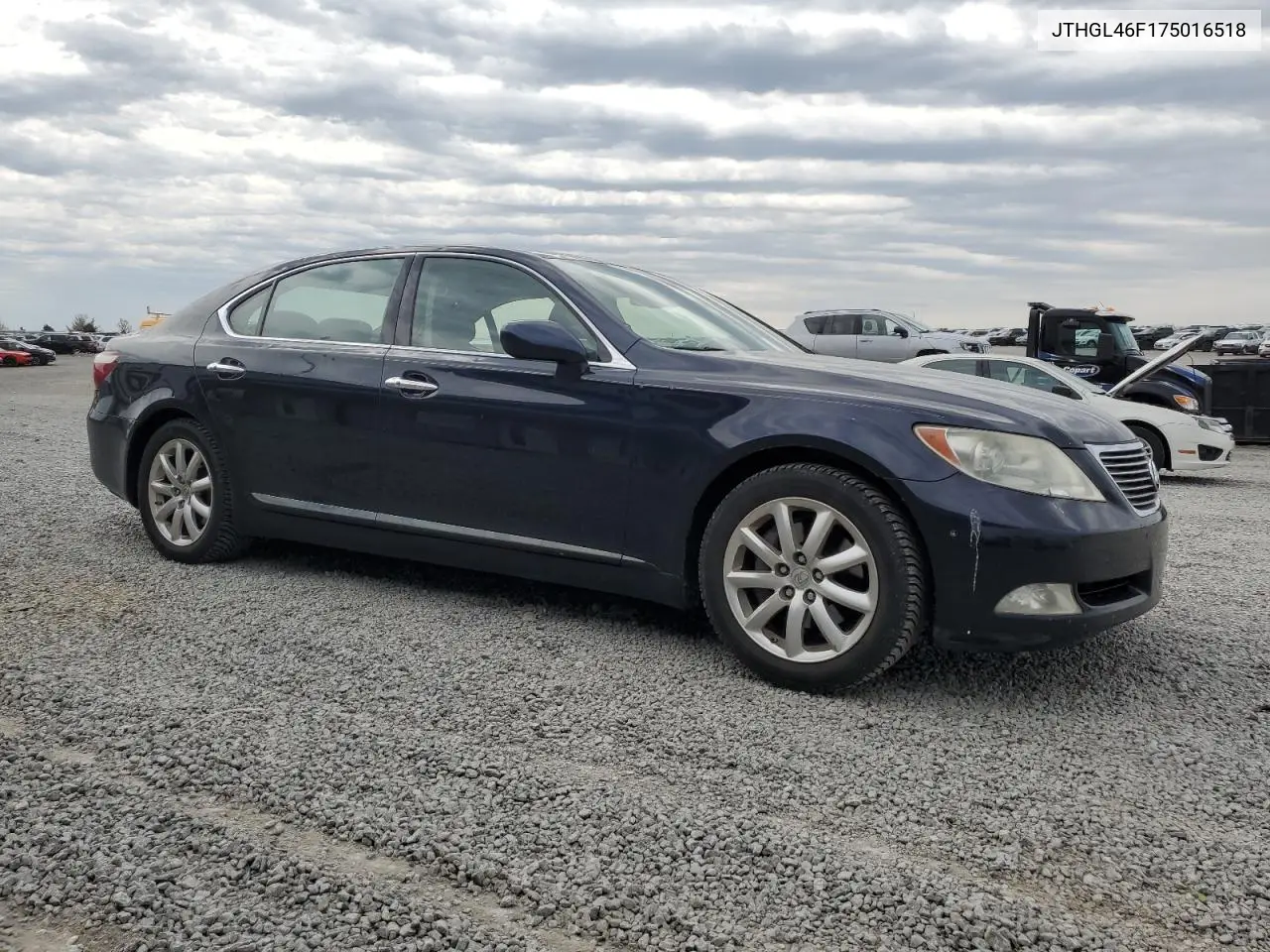 2007 Lexus Ls 460L VIN: JTHGL46F175016518 Lot: 53726305