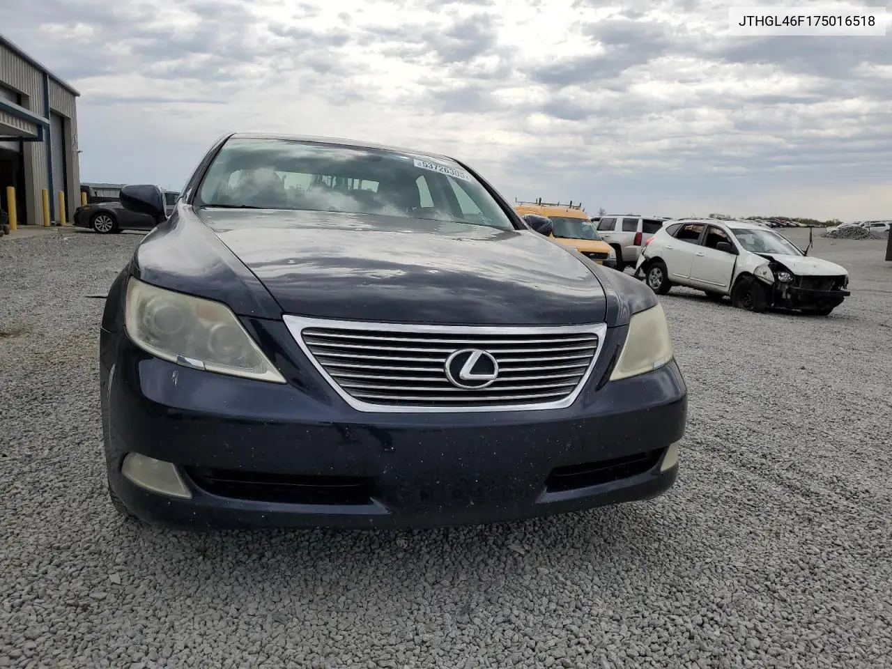 2007 Lexus Ls 460L VIN: JTHGL46F175016518 Lot: 53726305