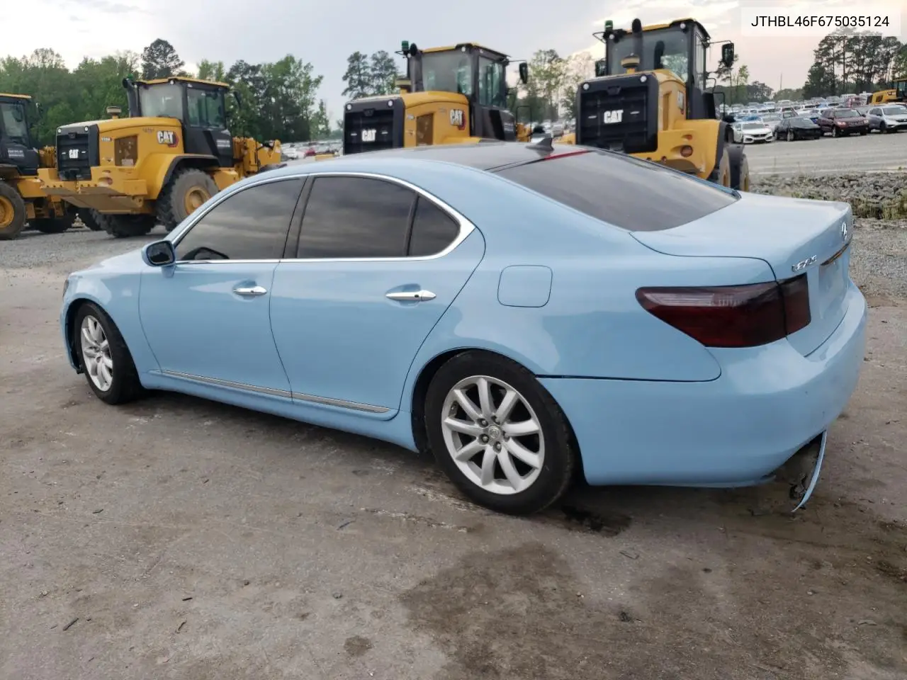 2007 Lexus Ls 460 VIN: JTHBL46F675035124 Lot: 54334835