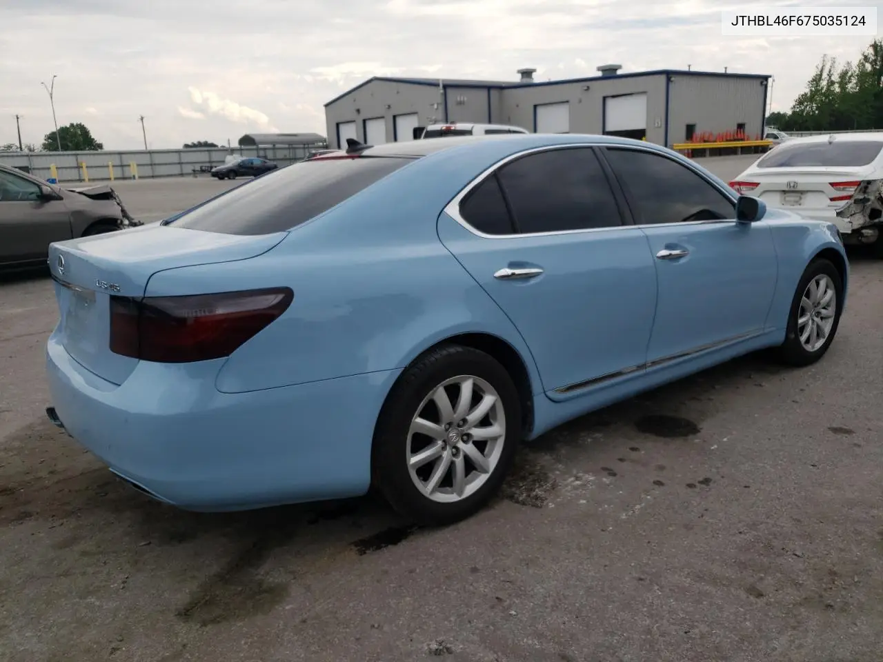 2007 Lexus Ls 460 VIN: JTHBL46F675035124 Lot: 54334835