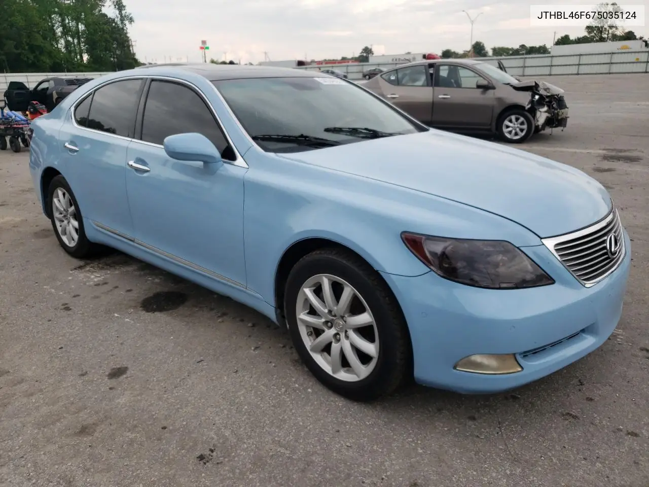 2007 Lexus Ls 460 VIN: JTHBL46F675035124 Lot: 54334835