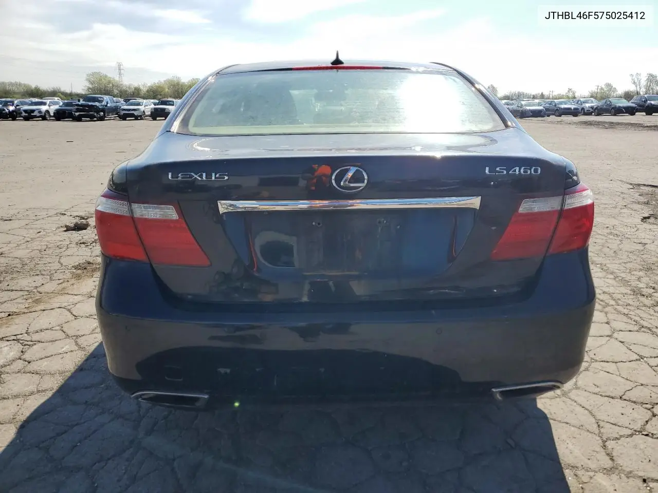 2007 Lexus Ls 460 VIN: JTHBL46F575025412 Lot: 55666625