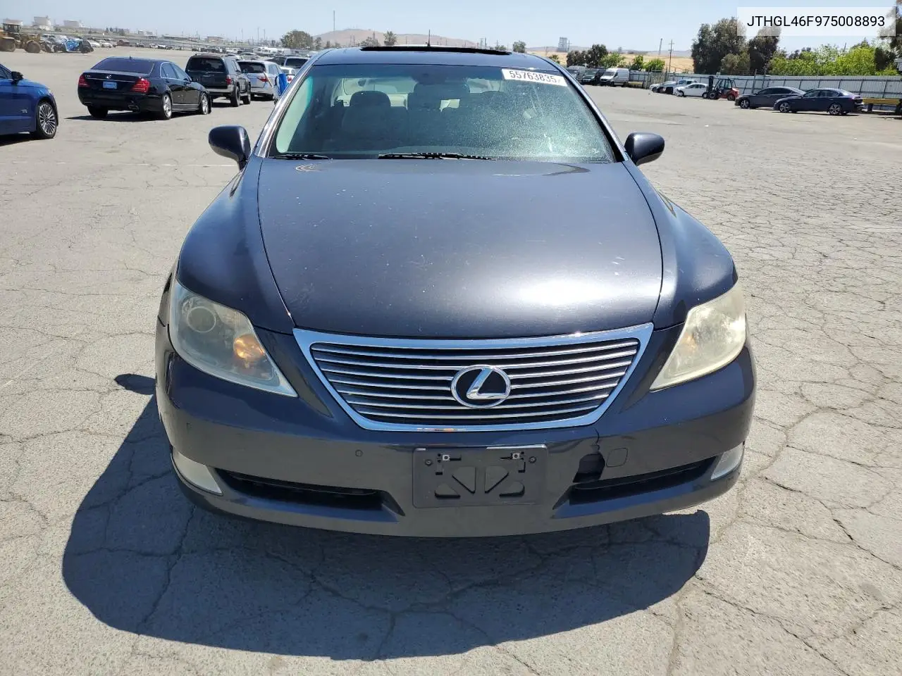 2007 Lexus Ls 460L VIN: JTHGL46F975008893 Lot: 55763835