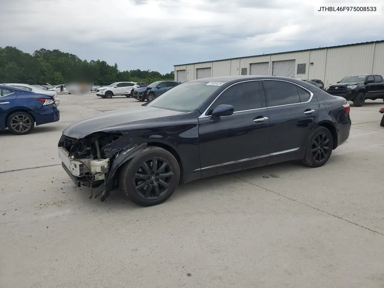 2007 Lexus Ls 460 VIN: JTHBL46F975008533 Lot: 55954265