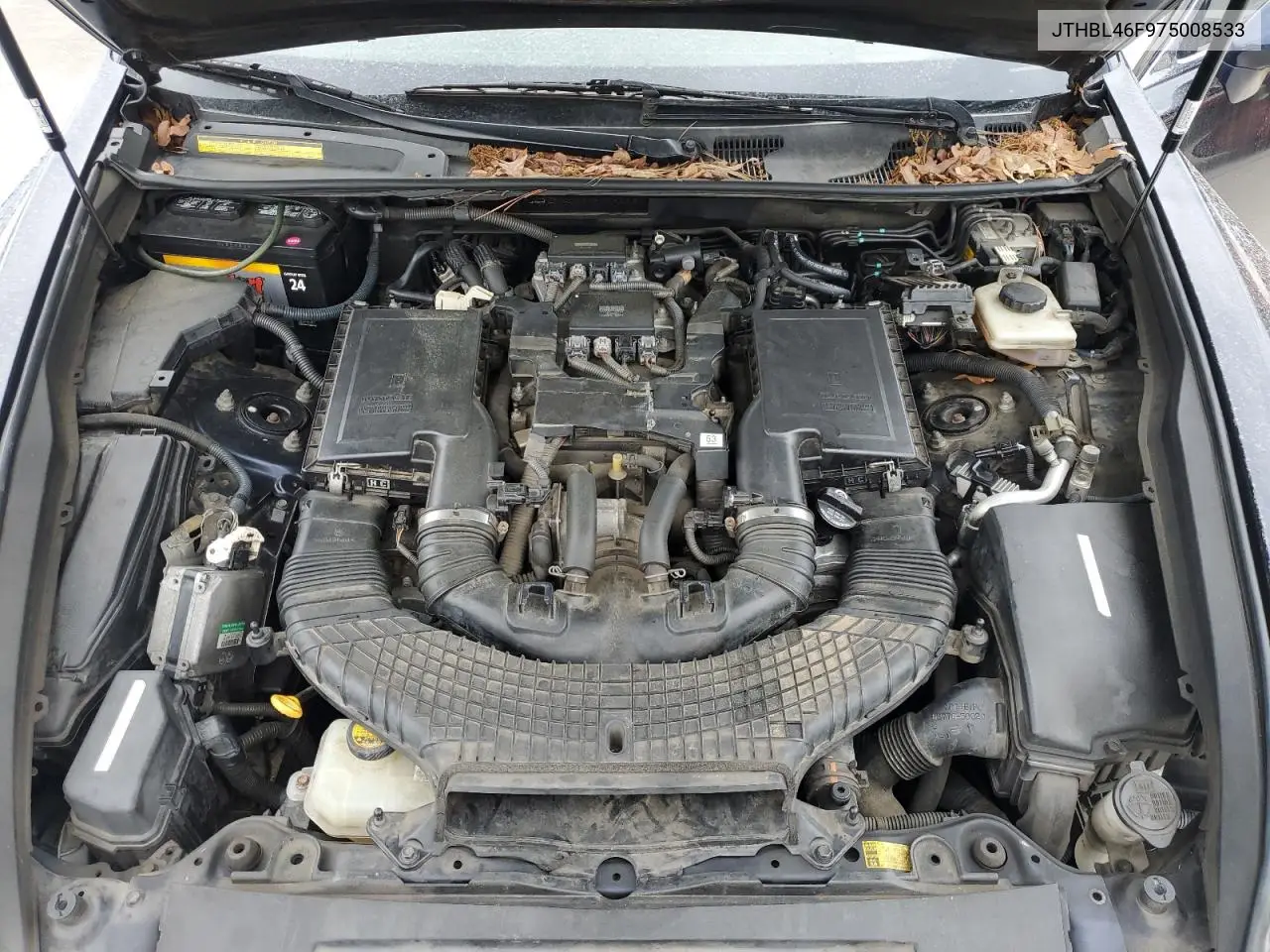2007 Lexus Ls 460 VIN: JTHBL46F975008533 Lot: 55954265