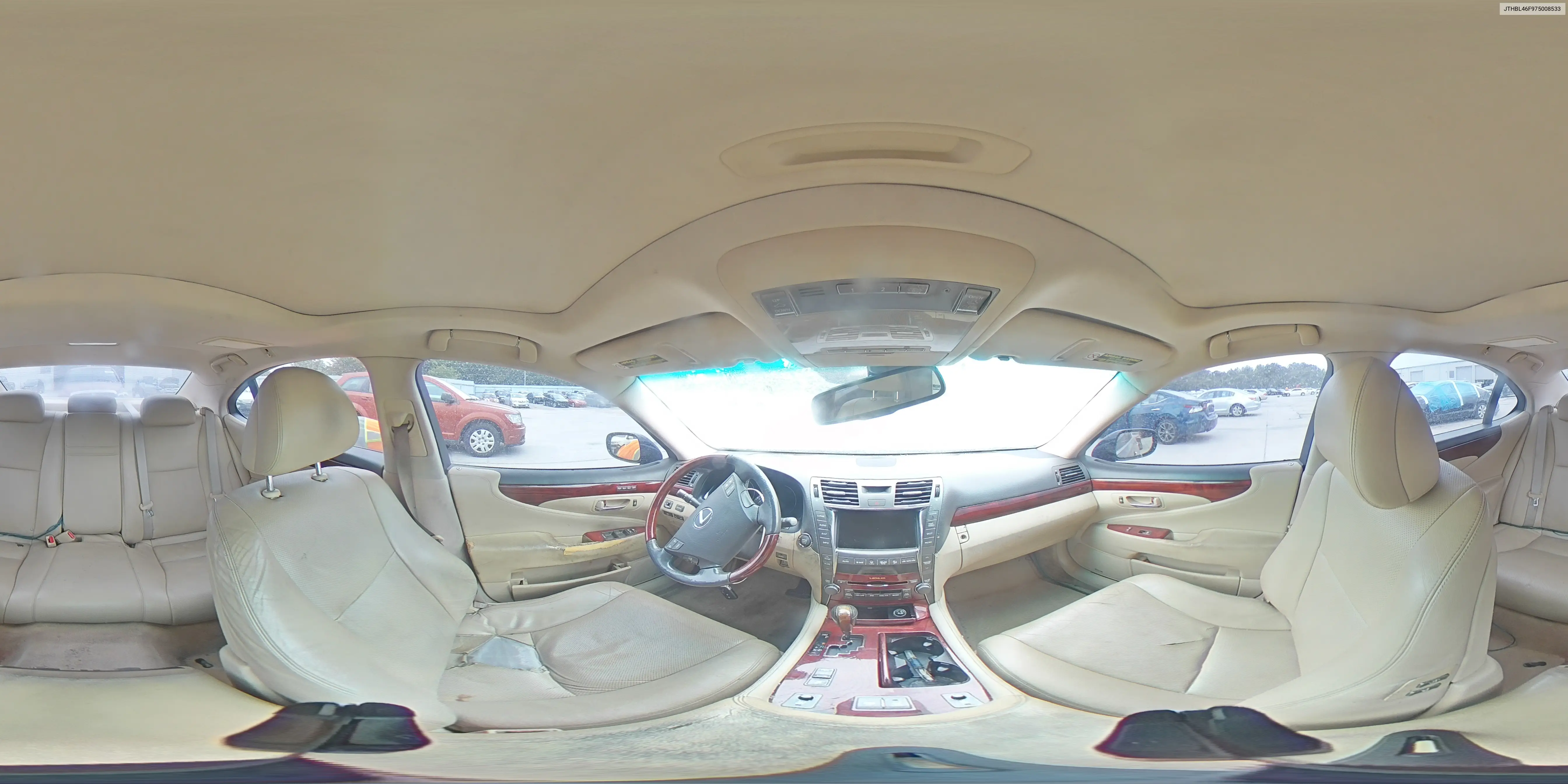 2007 Lexus Ls 460 VIN: JTHBL46F975008533 Lot: 55954265