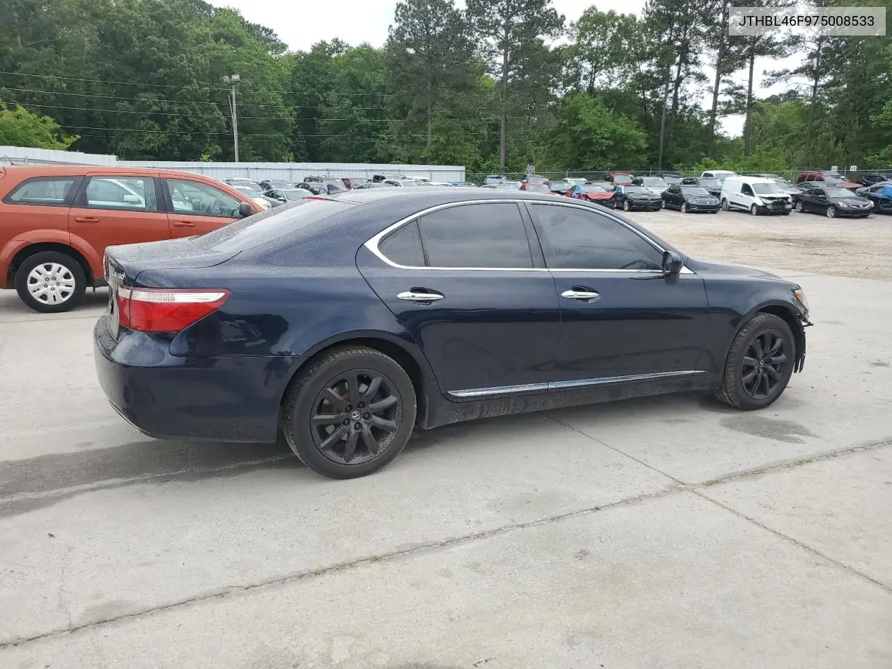 2007 Lexus Ls 460 VIN: JTHBL46F975008533 Lot: 55954265