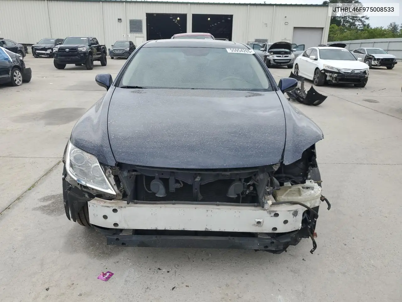 2007 Lexus Ls 460 VIN: JTHBL46F975008533 Lot: 55954265