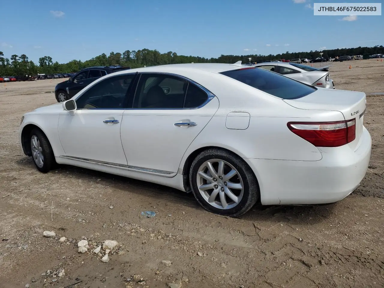 2007 Lexus Ls 460 VIN: JTHBL46F675022583 Lot: 56271485