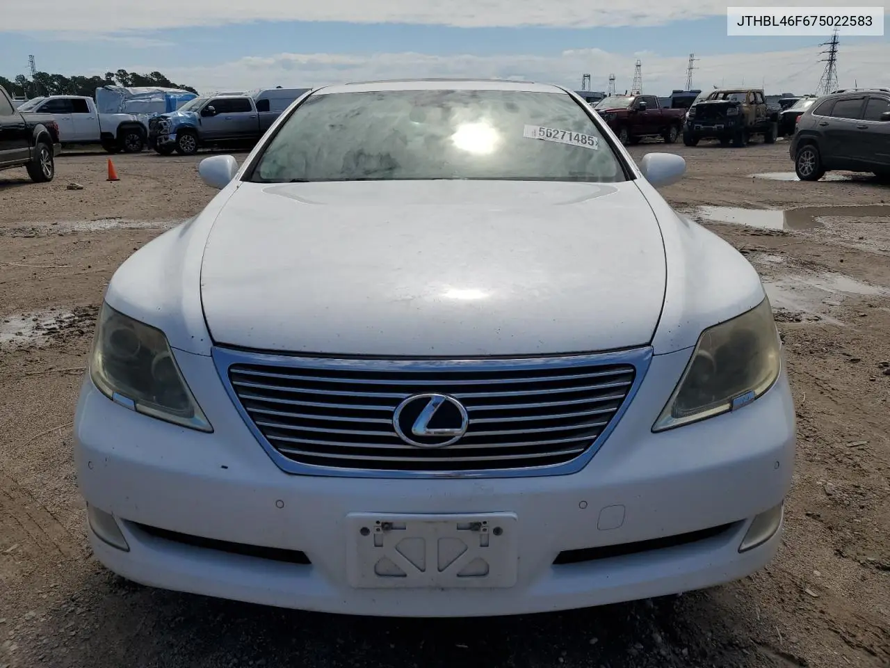 2007 Lexus Ls 460 VIN: JTHBL46F675022583 Lot: 56271485