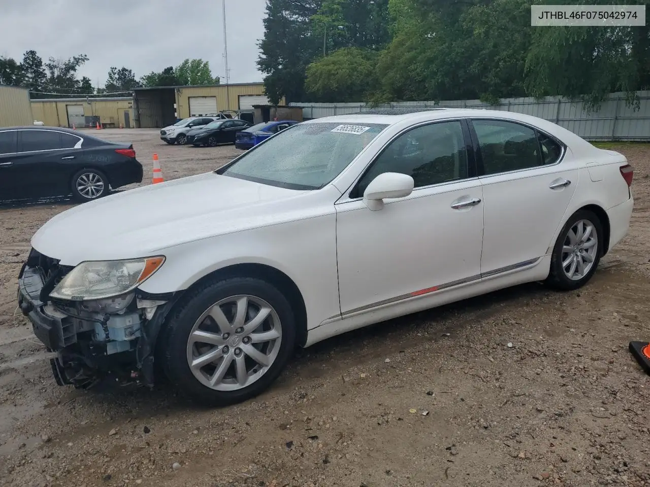 2007 Lexus Ls 460 VIN: JTHBL46F075042974 Lot: 56526835
