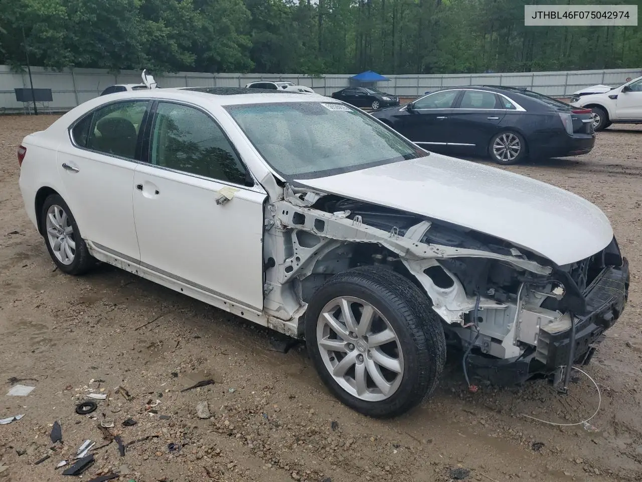 2007 Lexus Ls 460 VIN: JTHBL46F075042974 Lot: 56526835