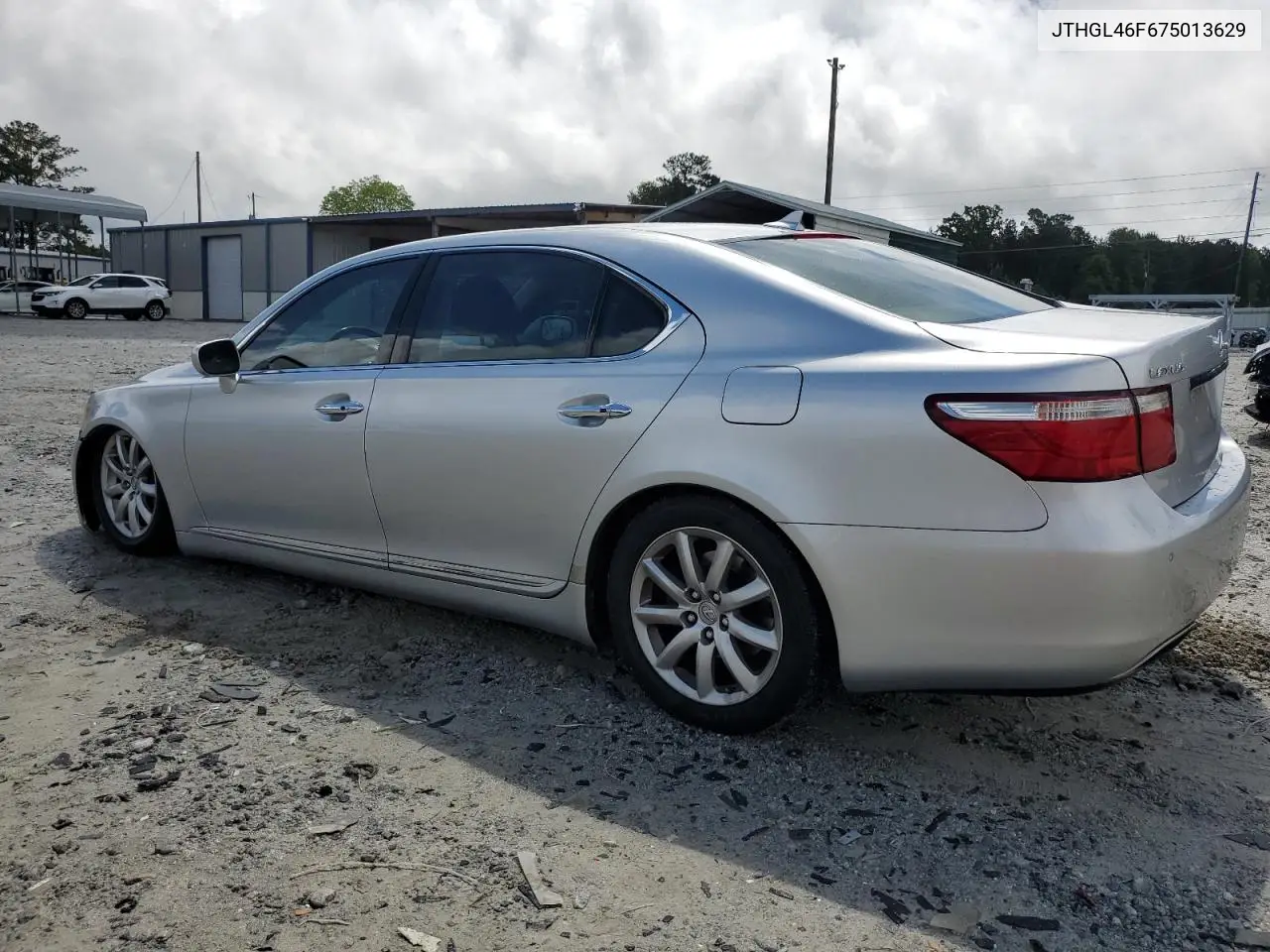 2007 Lexus Ls 460L VIN: JTHGL46F675013629 Lot: 56717975