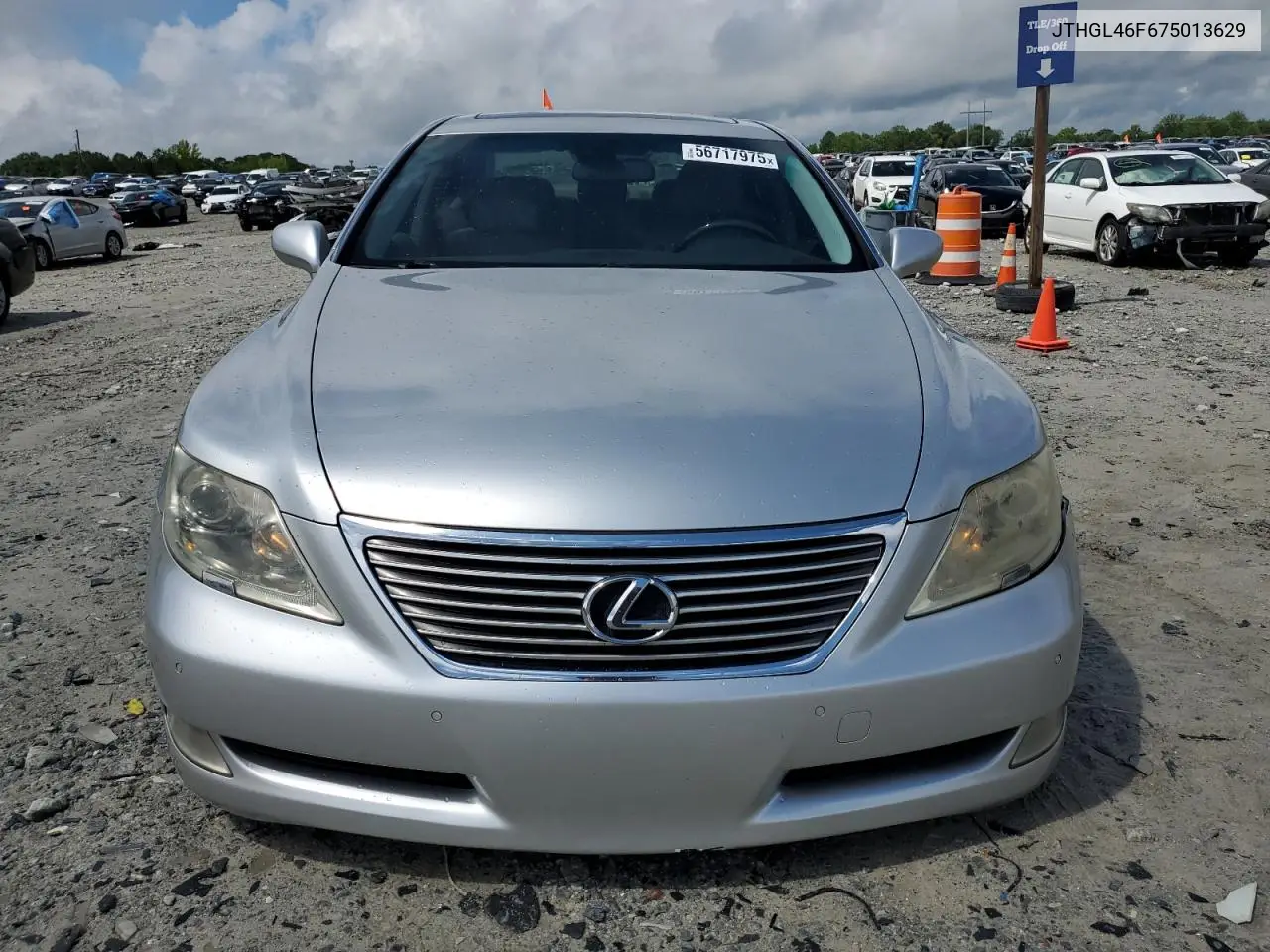 2007 Lexus Ls 460L VIN: JTHGL46F675013629 Lot: 56717975
