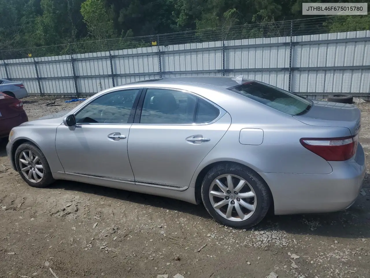 2007 Lexus Ls 460 VIN: JTHBL46F675015780 Lot: 57229485