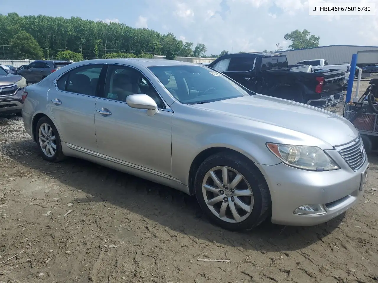 2007 Lexus Ls 460 VIN: JTHBL46F675015780 Lot: 57229485