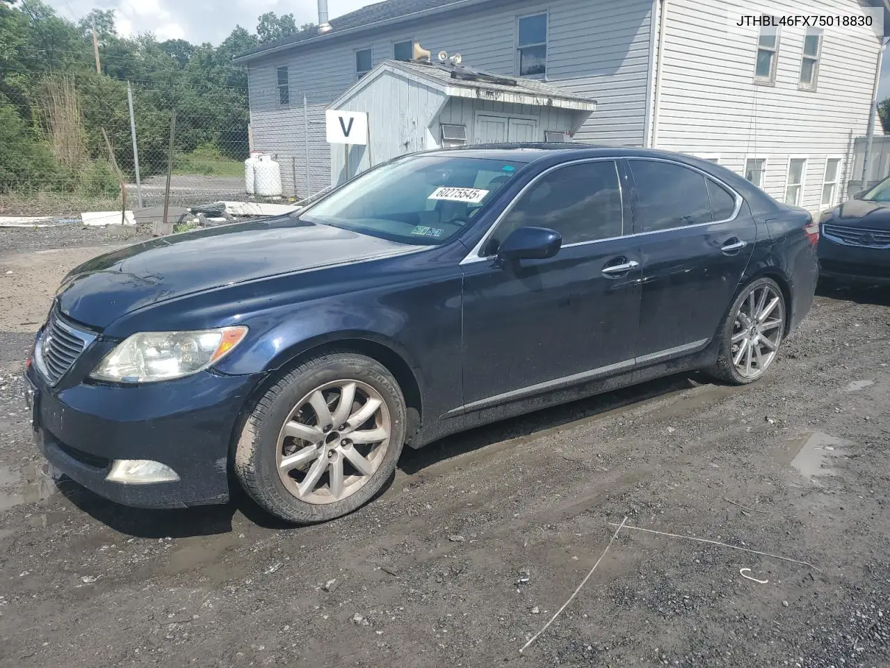 2007 Lexus Ls 460 VIN: JTHBL46FX75018830 Lot: 60275545