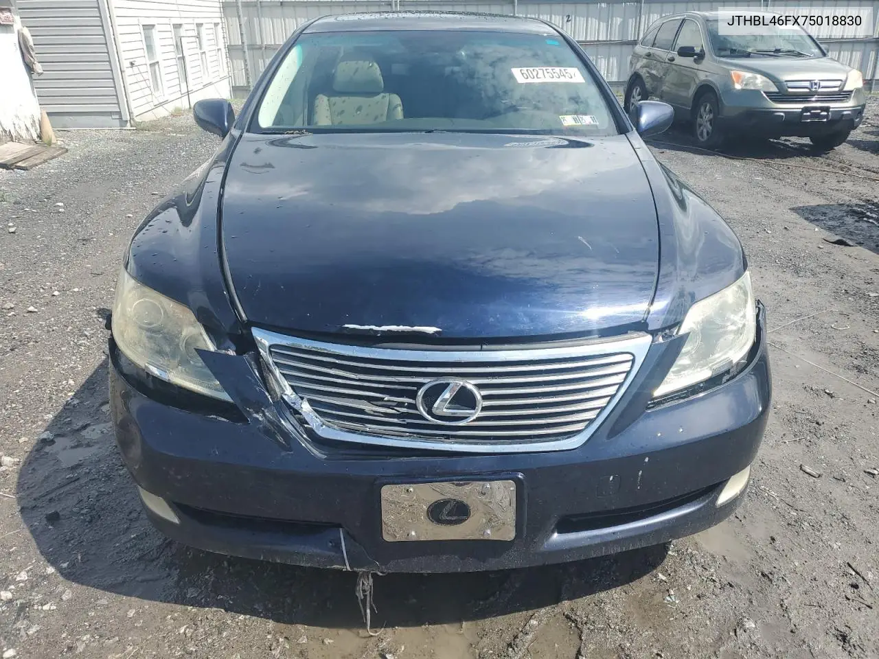 2007 Lexus Ls 460 VIN: JTHBL46FX75018830 Lot: 60275545