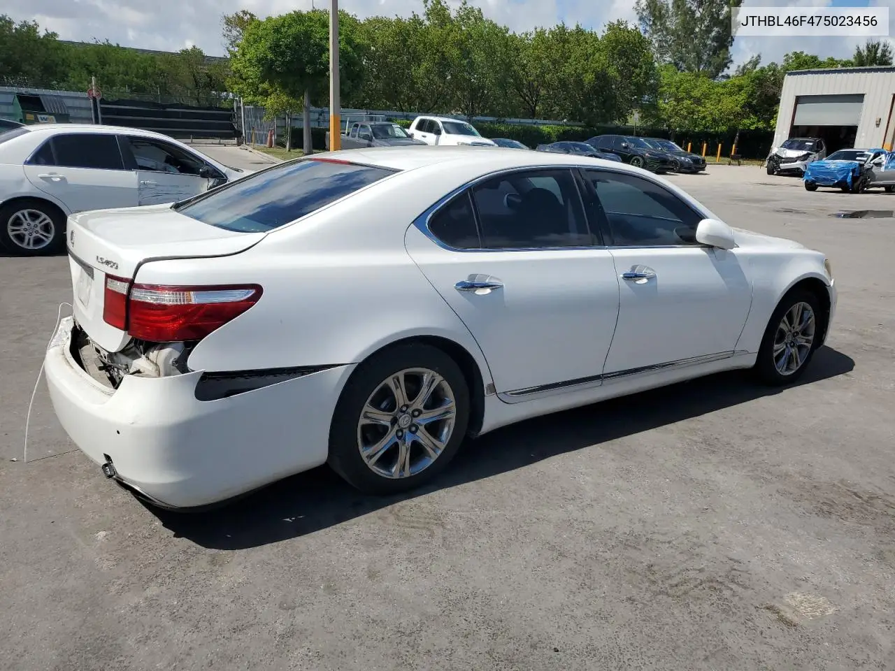 2007 Lexus Ls 460 VIN: JTHBL46F475023456 Lot: 61435205